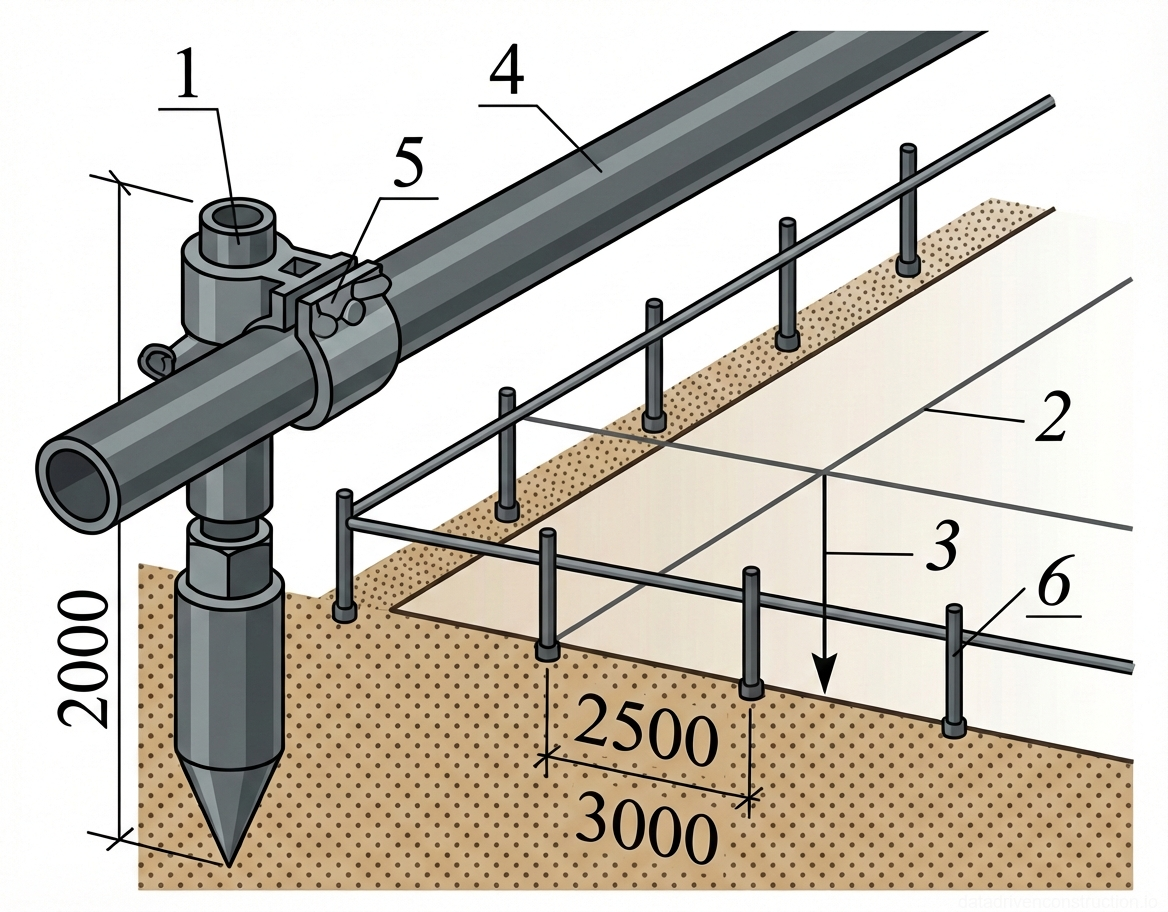 Fig. 1 — Configuration of an electrical grounding network and equipotential bonding system