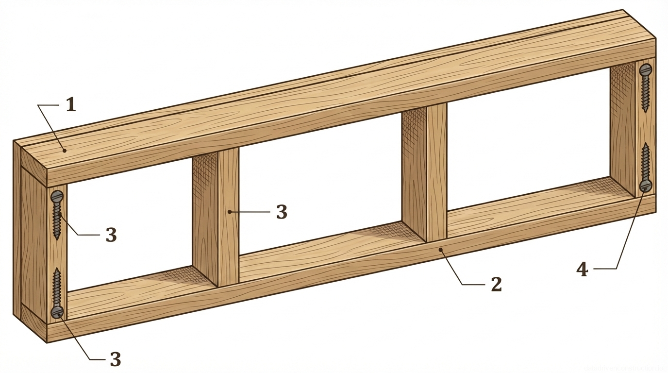 Fig. 1 — Prefabricated reinforced concrete structural panel with openings and integrated fastening points